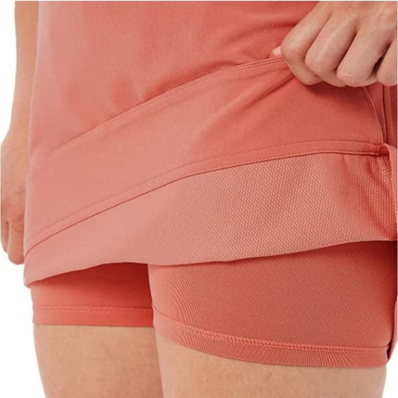NWT 32 Degree Cool Activewear Stretch Skort Coral Skirt M - Picture 3 of 10